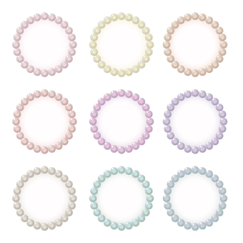 カラフルなラインストーン色玉セット ラインストーン,キラキラ,可愛い,色玉,輝き,あしらい,ベクター,カラフル,丸,球体のイラスト素材