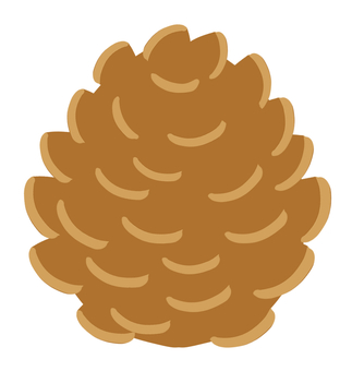 松ぼっくり・パーツ素材 クリスマス,松ぼっくり,素材,パーツ,松,アイコン,植物,12月,種,着火剤のイラスト素材