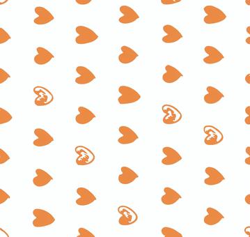 Orange heart Orange heart
