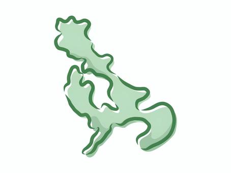長崎県 地図イラスト 無料イラストなら イラストac