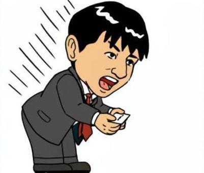 名刺交換の男 名刺,交換,社会人,男性,人物,おじぎ,サラリーマン,会社員のイラスト素材