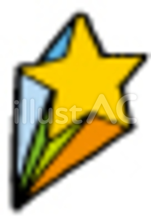 Free Vectors | Hand-painted _ Meteor shooting _ 1
