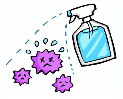 Illustration, sterilization, hand drawn, antivirus, 