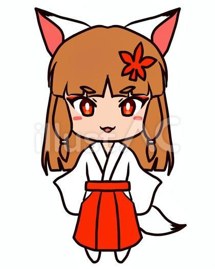 きつね巫女