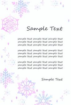 かわいい冬向け縦型テンプレート 冬,雪,テンプレート,縦型,かわいい,ベクター,キレイ,ポスター,チラシ,メッセージカードのイラスト素材