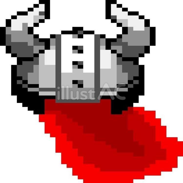 兜（血） 防具,イラスト,ドット絵のイラスト素材