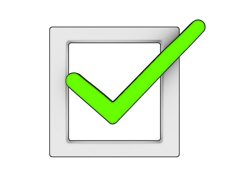 四角とチェックマーク レ点,目印,アイコン,済,緑,チェック,マーク,チェックマーク,チェック枠,シンプルのイラスト素材