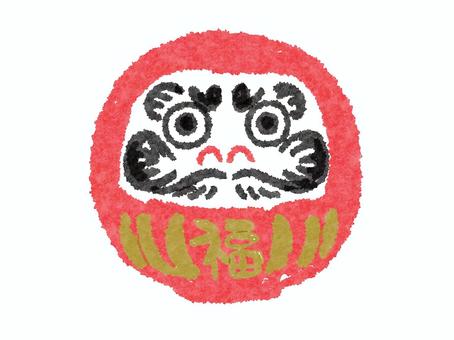 だるま だるま だるま,正月,祈願のイラスト素材