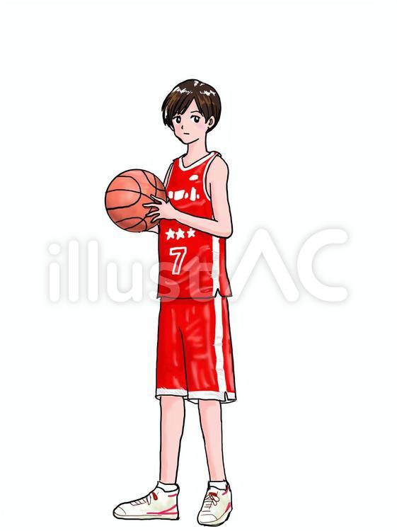 バスケット女子 スポーツ,女子,バスケットのイラスト素材