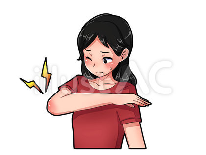 肘が痛い人
