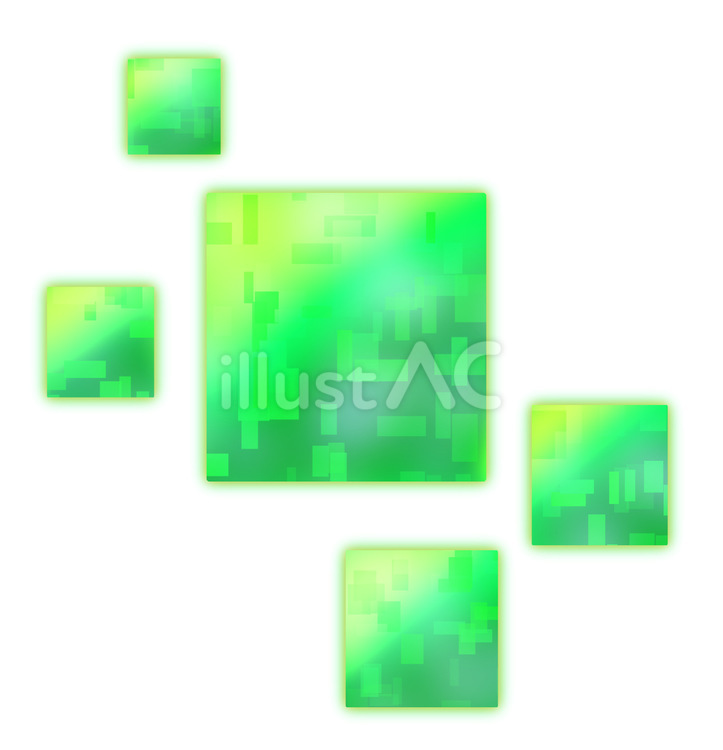 四角型のエフェクトイラスト 四角,エフェクト,マークのイラスト素材