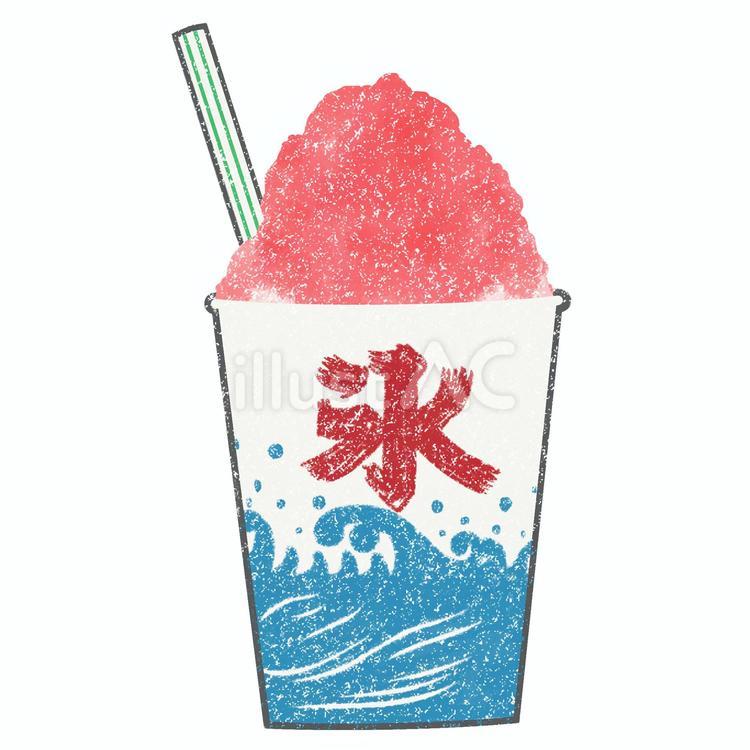 夏祭りのイラスト03(かき氷) かき氷,夏祭り,屋台のイラスト素材