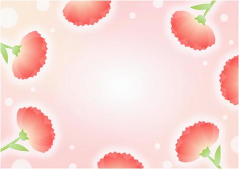 入学・卒業・母の日、春の花の背景イラスト 春,花,水彩,背景,フレーム,枠,飾り枠,おしゃれ,手描き,手書きのイラスト素材