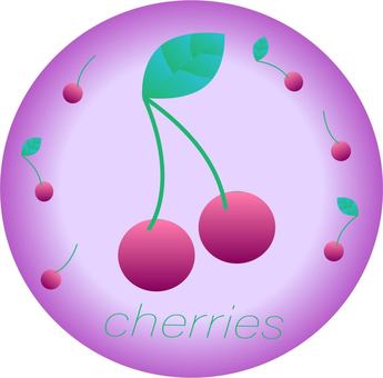 Cherry icon cherry, , JPG, PNG and AI