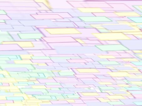 カラフルな四角形を重ねたイラスト 四角形,ピンク,黄色,重なり,背景のイラスト素材