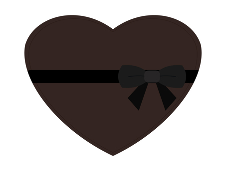 Illustration, chocolate, heart, solid, 