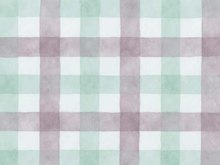 85.背景 チェック柄,ギンガムチェック,水彩,パステルカラー,グリーン,ミントグリーン,淡い色,ふんわり,北欧風,かわいいのイラスト素材