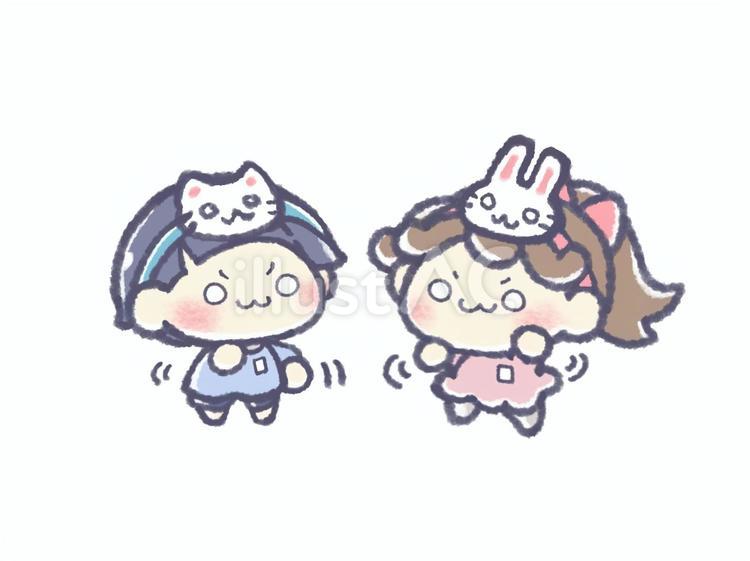 お遊戯会 お遊戯会,発表会,幼稚園のイラスト素材