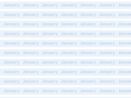 1月（January）のボーダー柄冬背景 背景,パターン,テクスチャ,文字,テキスト,横,january,1月,青,淡いのイラスト素材