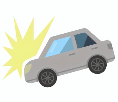 交通事故 事故,車,自動車,交通事故,事件,怪我,激突,衝突,追突,乗り物のイラスト素材
