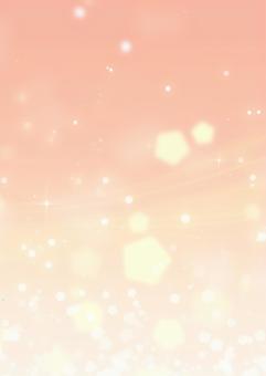 五角形キラキラ 縦背景 オレンジグラデ オレンジ,五角形,キラキラ,夕焼け,秋,背景素材,光の粒,夕暮れ,光,午後のイラスト素材