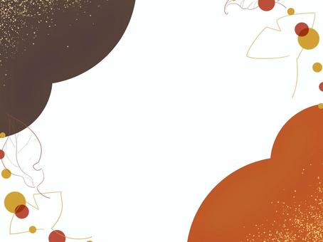 秋のフレーム素材02