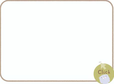 click_bear_white_frame, JPG, PNG 和 AI click_bear_white_frame, 白熊, 動物, 可愛的, JPG, PNG 和 AI