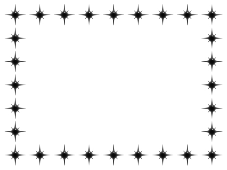 黒いダイヤの長方形3Dフレーム ダイヤ,キラキラ,フレーム,3d,立体,マーク,可愛い,輝き,星,枠のイラスト素材