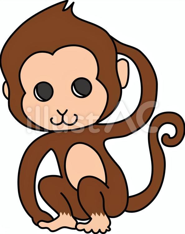 さる サル,猿,さるのイラスト素材