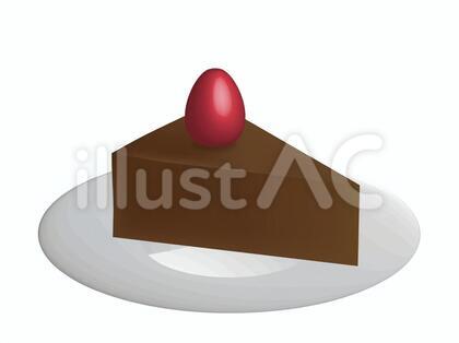 ポリゴンなチョコレートケーキ
