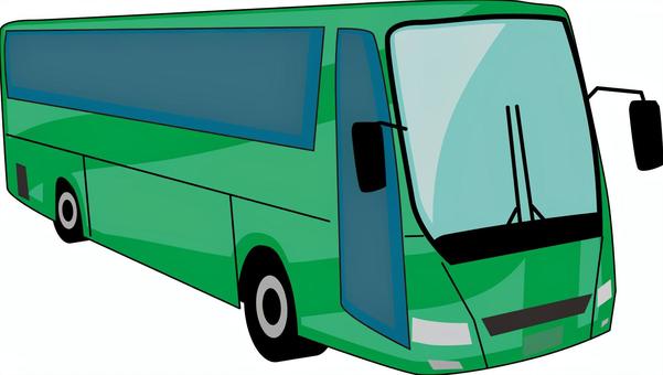 Illustration, reserved bus, high speed, large, 