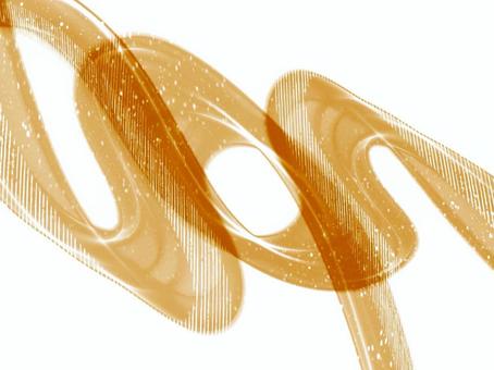 風のリボン-ブラウン03 風,リボン,ブラウン,茶色,温かい,自然,ライン,抽象,背景,光のイラスト素材