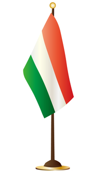 ハンガリーの卓上旗