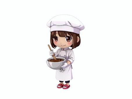 バレンタインデー手作りチョコレートの女性 バレンタイン,バレンタインデー,ボウル,手作り,チョコレート,掻き混ぜ器,ハート,手作りチョコレート,手作りチョコ,手作りバレンタインのイラスト素材