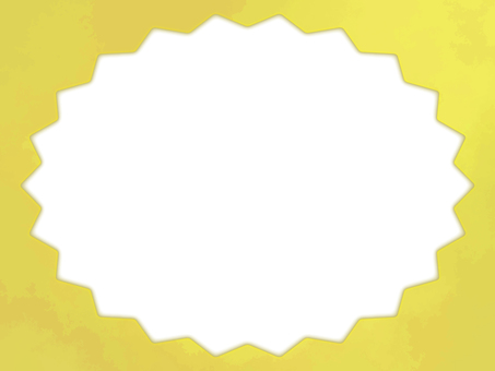 イエローのギザ枠フレーム背景 イエローのギザ枠フレーム背景 フレーム,背景,イエロー,黄色,明るい,元気,爽やか,柔らか,柔和,ポップのイラスト素材
