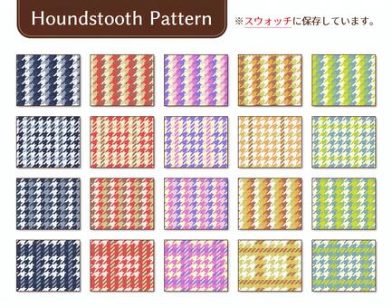 ハウンドトゥース　パターンセット1 テクスチャ,背景,パターン,ai,背景イラスト,広告,sns,web,バナー,アートのイラスト素材