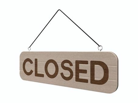 メッセージボード　CLOSED メッセージボード,closed,閉店,お知らせ,クローズド,告知,文字のイラスト素材