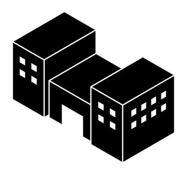 建物 建物,施設,建築,アイコン,物件,住宅,不動産,アイソメトリック,立体,シルエットのイラスト素材