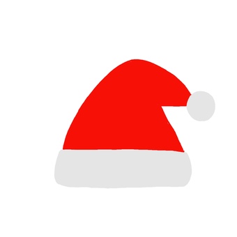 サンタの帽子 サンタクロース,サンタ,帽子,クリスマス,冬,12月,12月24日,12月25日,メリークリスマス,ぼうしのイラスト素材