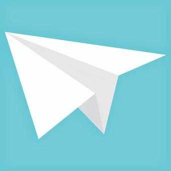 紙飛行機_2 紙飛行機_2 紙飛行機,折り紙,ペーパークラフト,遊び,おもちゃ,手作り,白,アイコン,挿し絵,ワンポイントのイラスト素材