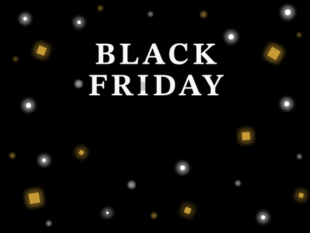 ブラックフライデー　背景 ブラックフライデー,black,friday,黒,ゴールド,白,背景,壁紙,キラキラ,ドットのイラスト素材