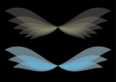 Feather Wing Yellow Light Blue Beautiful Angel, JPG and AI Feather Wing Yellow Light Blue Beautiful Angel, , JPG and AI