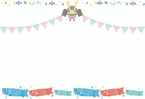 Watercolor style children's day background frame, , JPG, PNG and AI