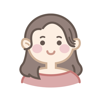 シンプルな茶髪ロングヘアーの女の子 シンプルな茶髪ロングヘアーの女の子 女の子,女性,人物,人,キャラクター,ロングヘア,カール,茶髪,ヘアスタイル,シンプルのイラスト素材