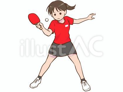 卓球女子 ver.赤