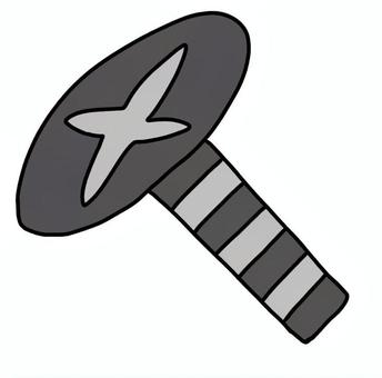 ネジ ネジ,部品,大工,日曜大工,diy,手書き,アイコンのイラスト素材