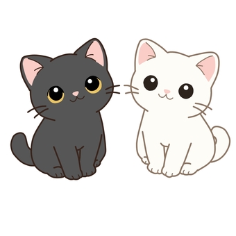 見上げる猫イラスト｜無料イラスト・フリー素材なら「イラストAC」