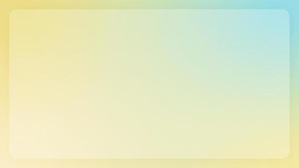 春色淡色グラデ背景フレーム グラデーション,背景,フレーム,枠,16対9,16:9,角丸,柔らかい,淡色,黄色のイラスト素材
