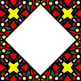 シームレスなモザイクで菱形の枠　ｎ モザイク,クリスマス,クリスマスカラー,12月,xmas,バックグラウンド,テクスチャー,シームレス,カラフル,モダンのイラスト素材