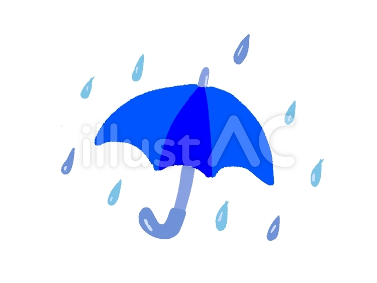 雨　傘 雨,傘,雨粒のイラスト素材